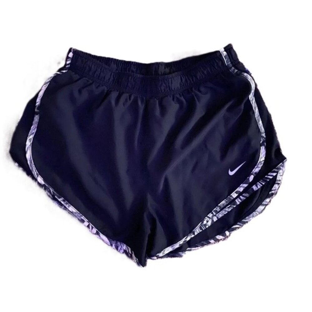 Nike Women's Black and Gray Athletic Shorts